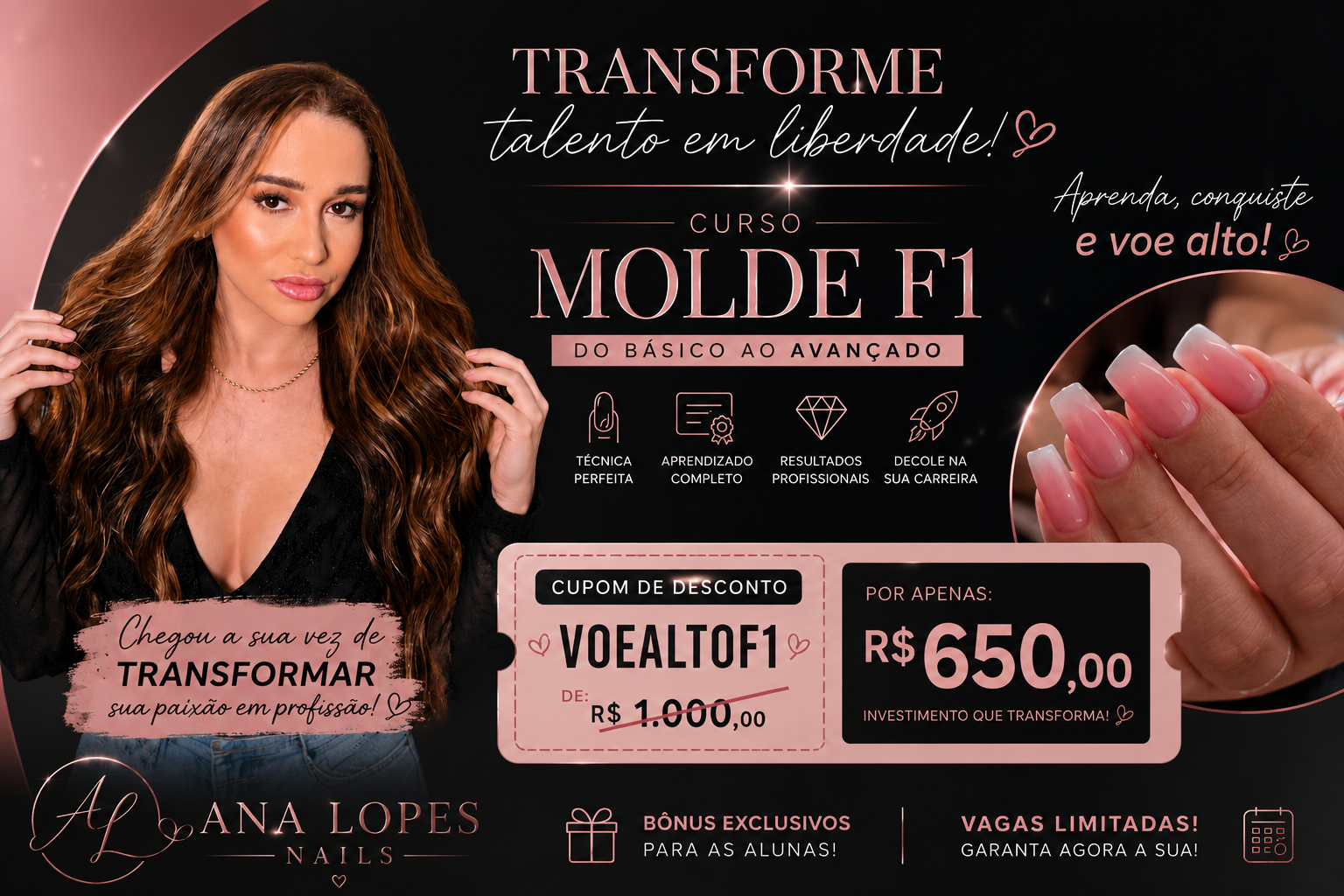 Curso Molde F1 35% de desconto